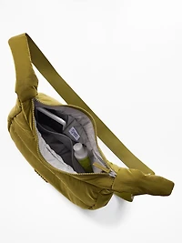 All About Sheen Small Crossbody Hobo Bag