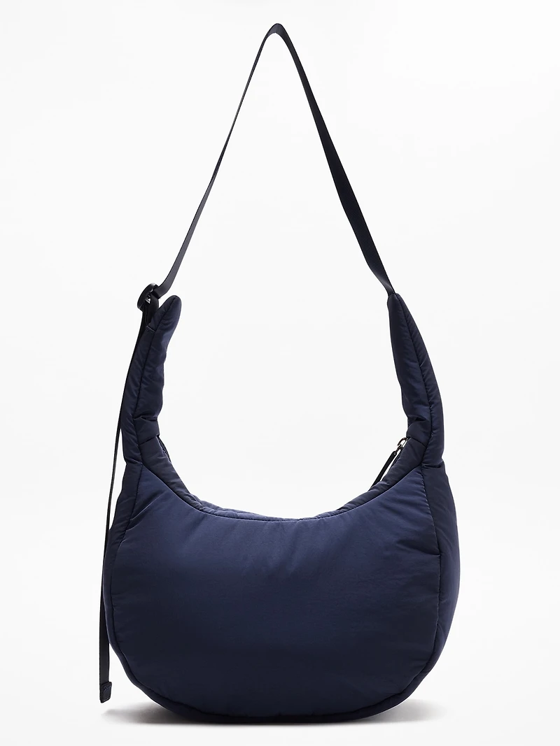 All About Sheen Small Crossbody Hobo Bag