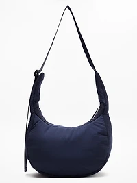 All About Sheen Small Crossbody Hobo Bag