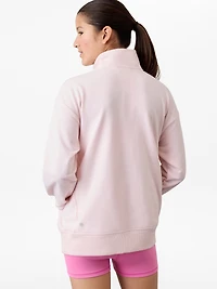 Athleta Girl All Day 1/4 Zip Sweatshirt