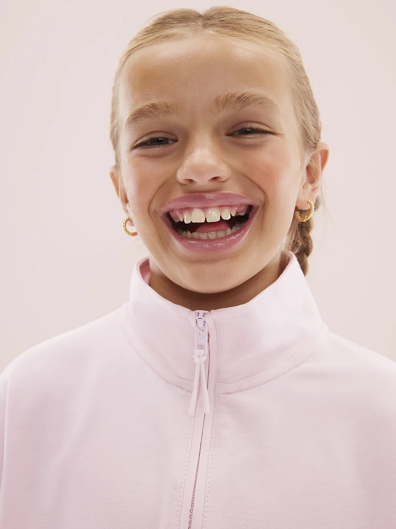 Athleta Girl All Day 1/4 Zip Sweatshirt