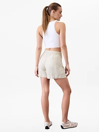 Retreat Linen Mid Rise 4" Short