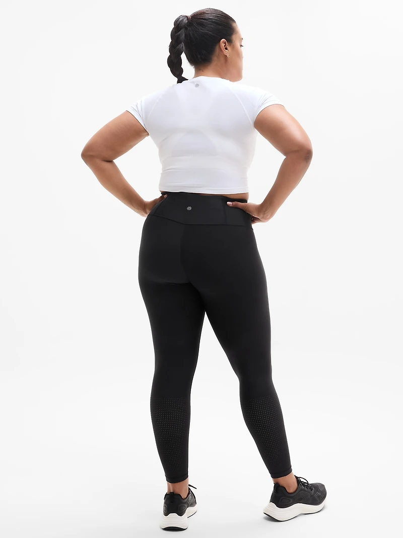 Interval High Rise Perforated Legging