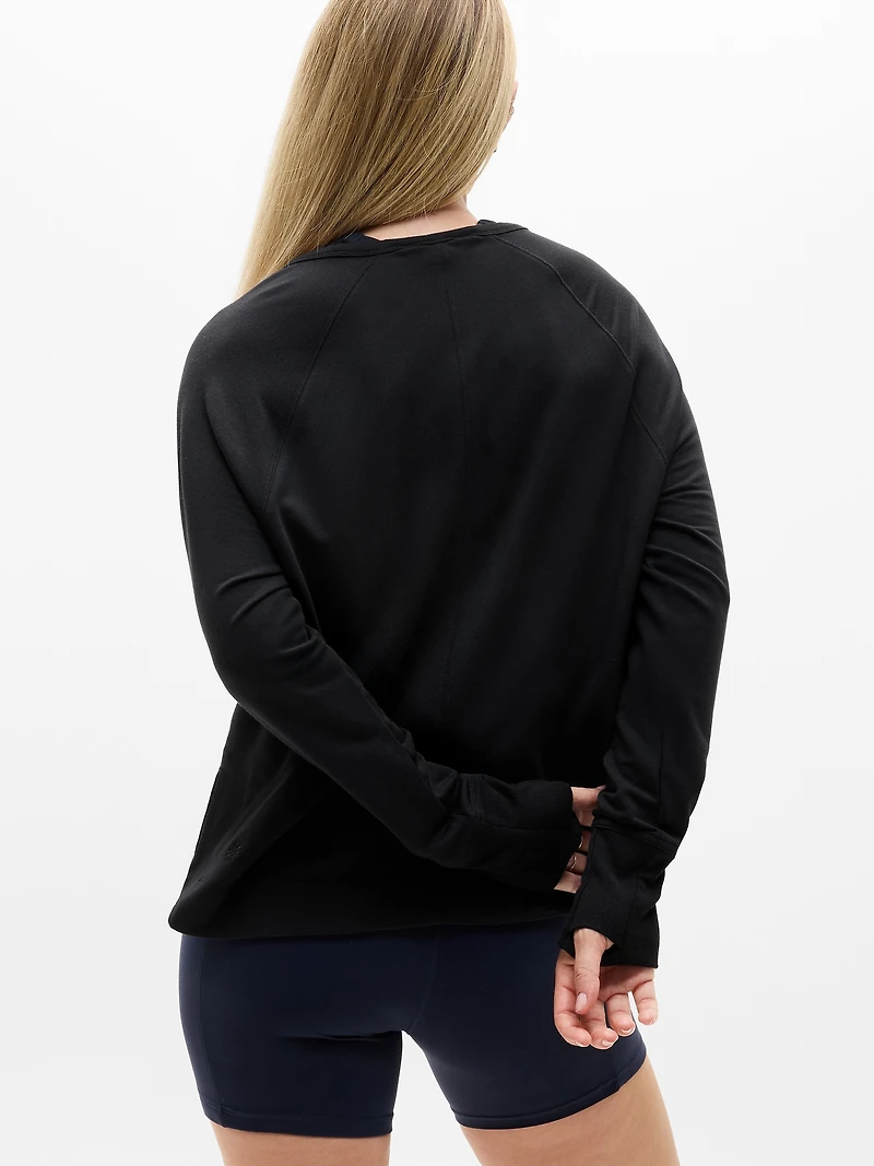 Coaster Luxe Recover High Hip Sweatshirt