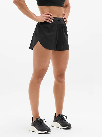 Glide Ultra High Rise Perforated Run Short
