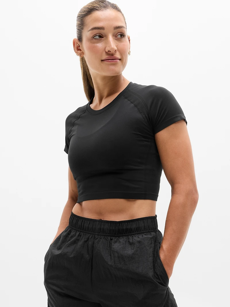 Momentum Flex Crop Tee