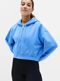 Forever Fleece Crop Full Zip