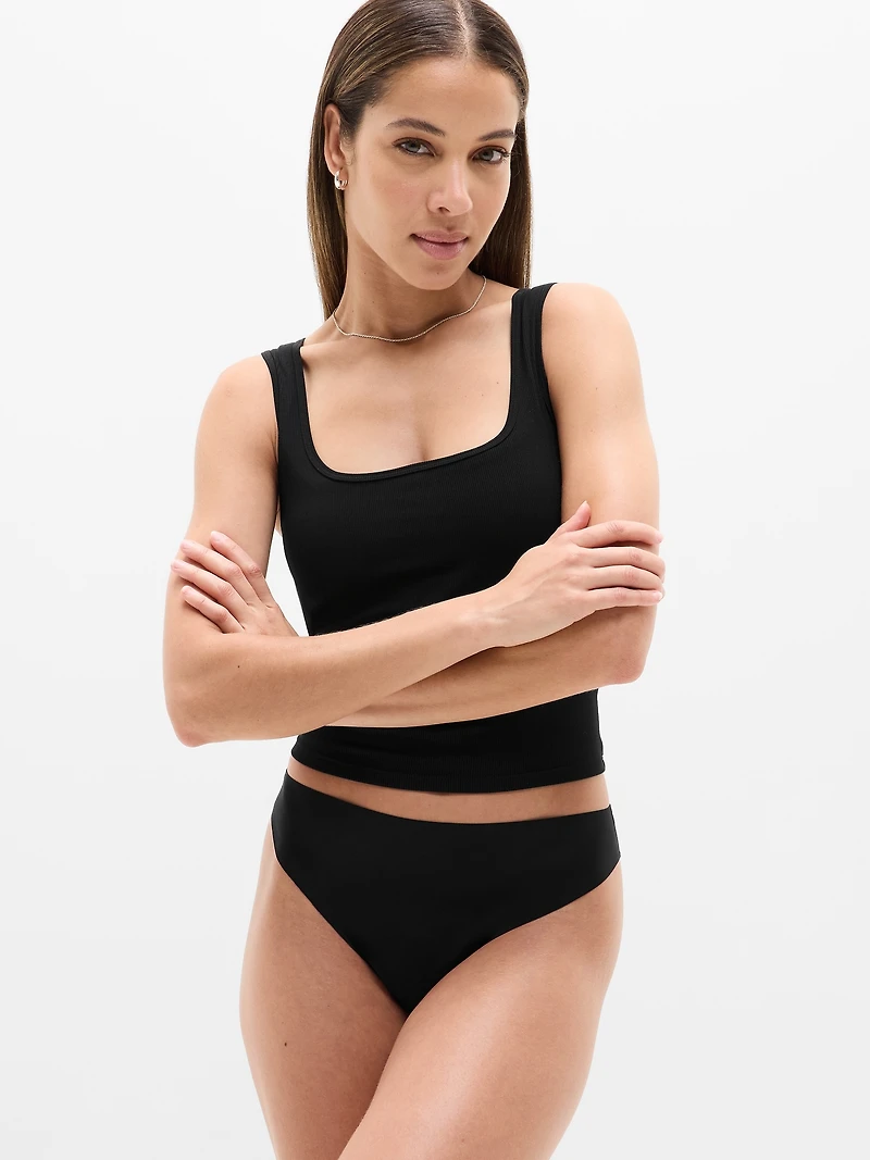 Sleek Form No Show Thong Underwear 3-Pack