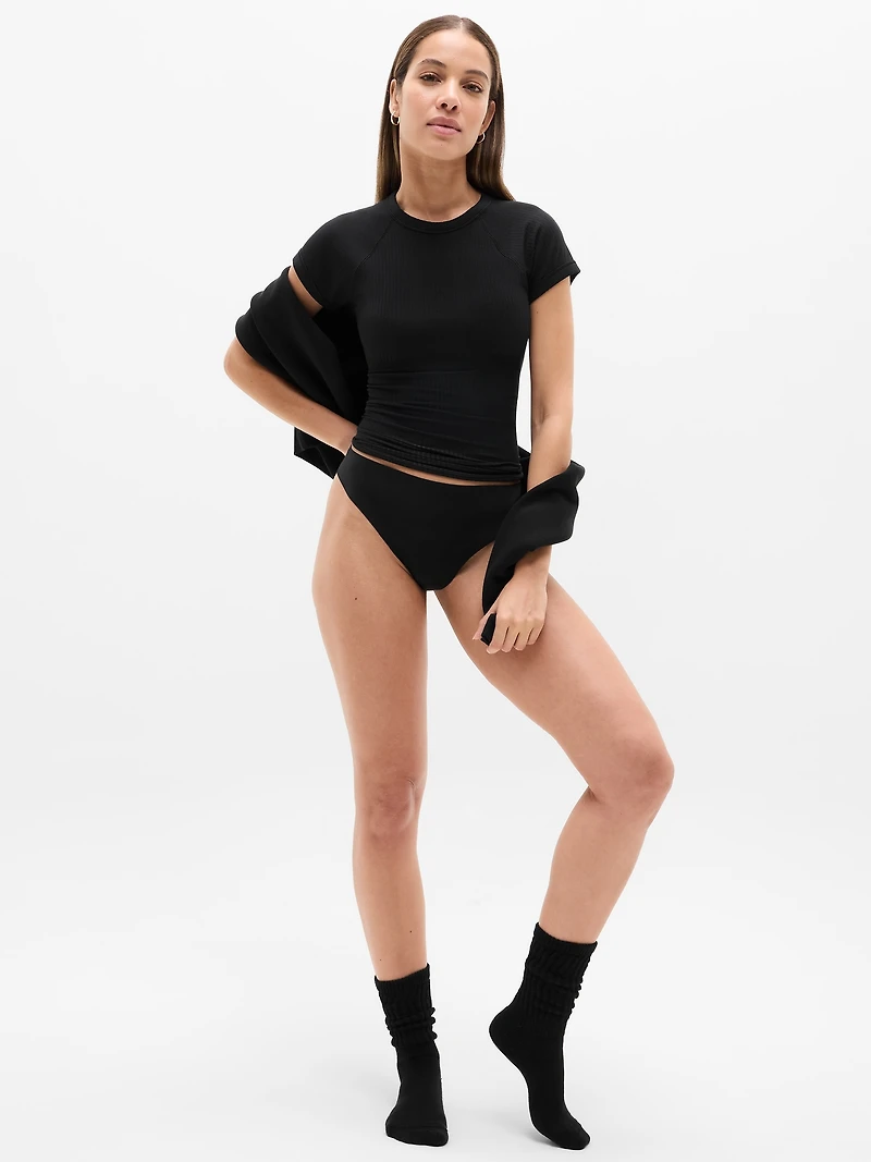 Sleek Form No Show Thong Underwear