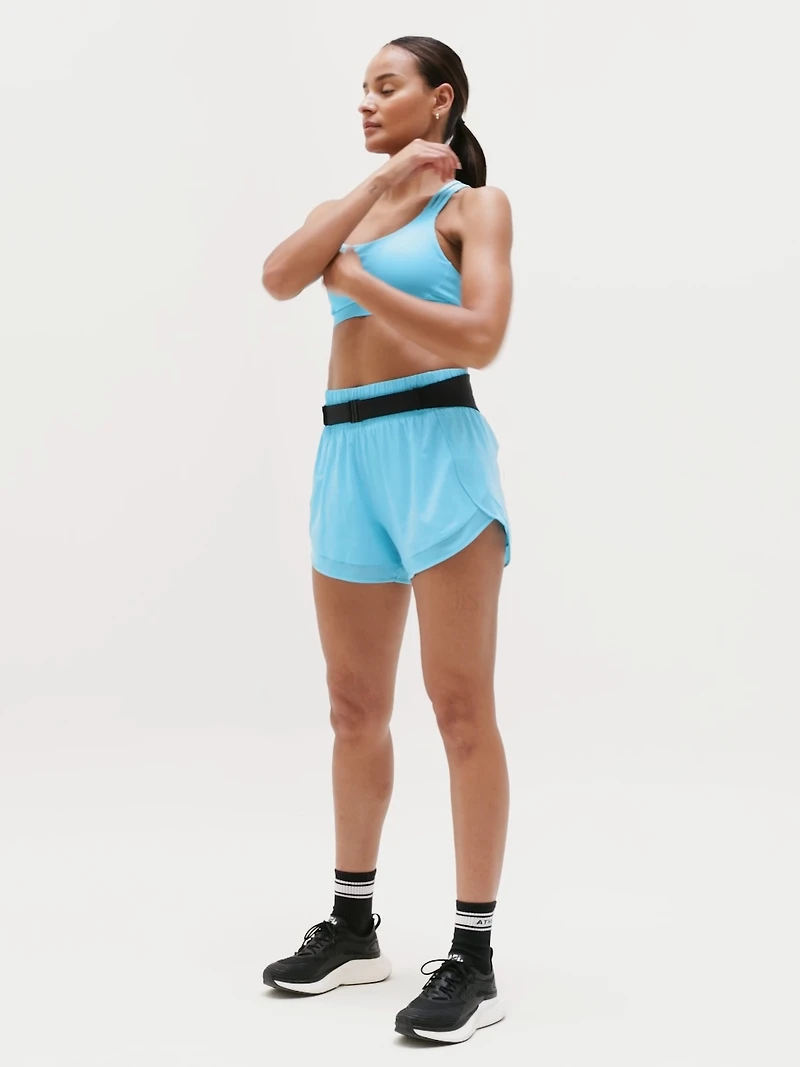 Mesh Racer Run High Rise 3" Short