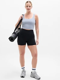 Transcend Square Neck Crop Sports Bra A-C