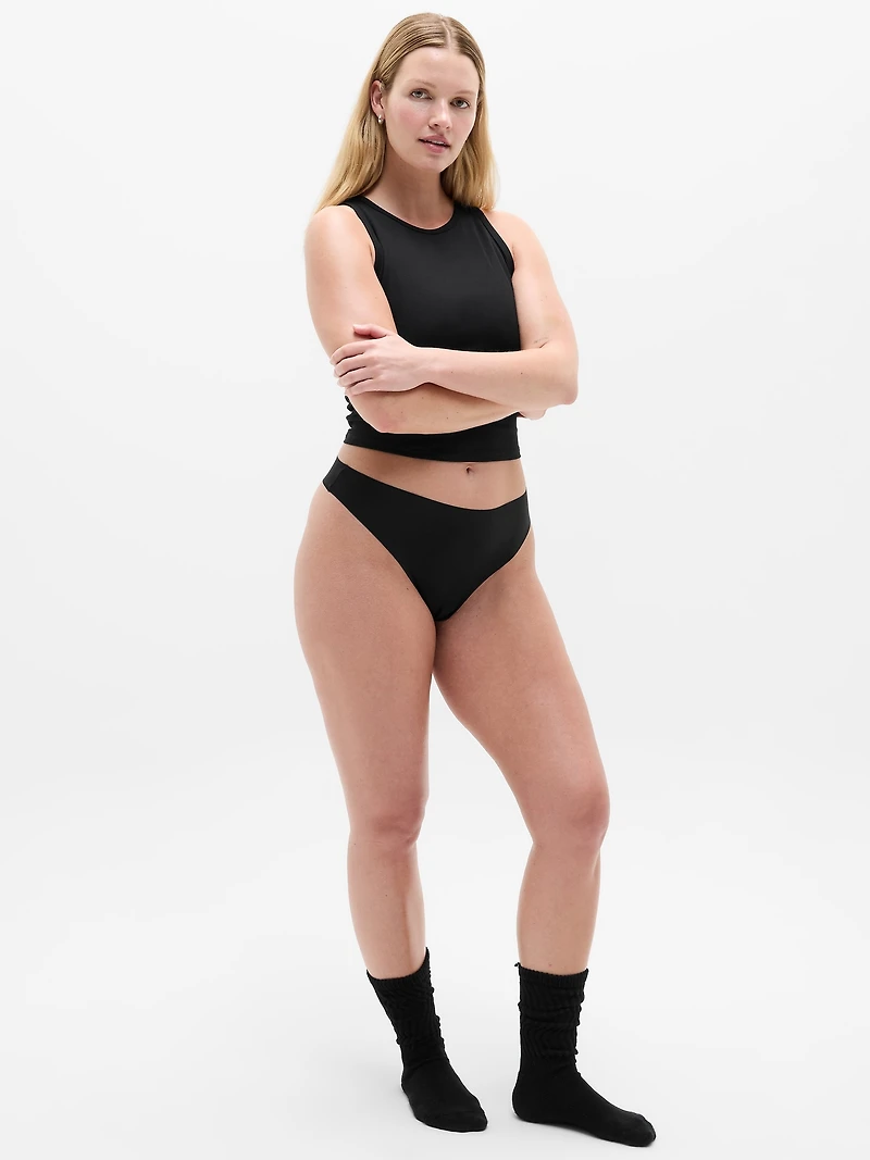 Sleek Form No Show Thong Underwear 3-Pack