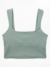 Transcend Square Neck Crop Sports Bra A-C