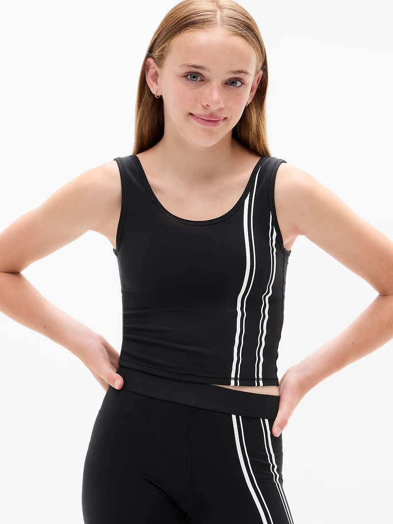 Athleta Girl Scoop Longline Graphic Bra