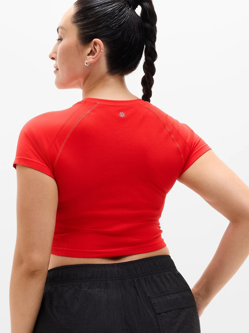 Momentum Flex Crop Tee