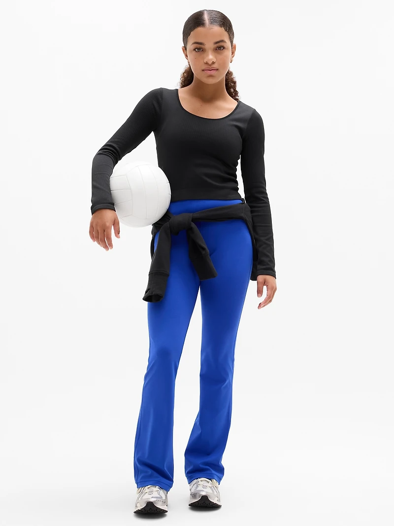 Athleta Girl Rise Above Rib Crop Top
