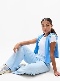 Athleta Girl All Day Wide Leg Terry Pant