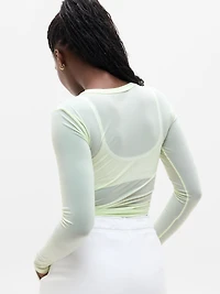 Sheer Mesh Top