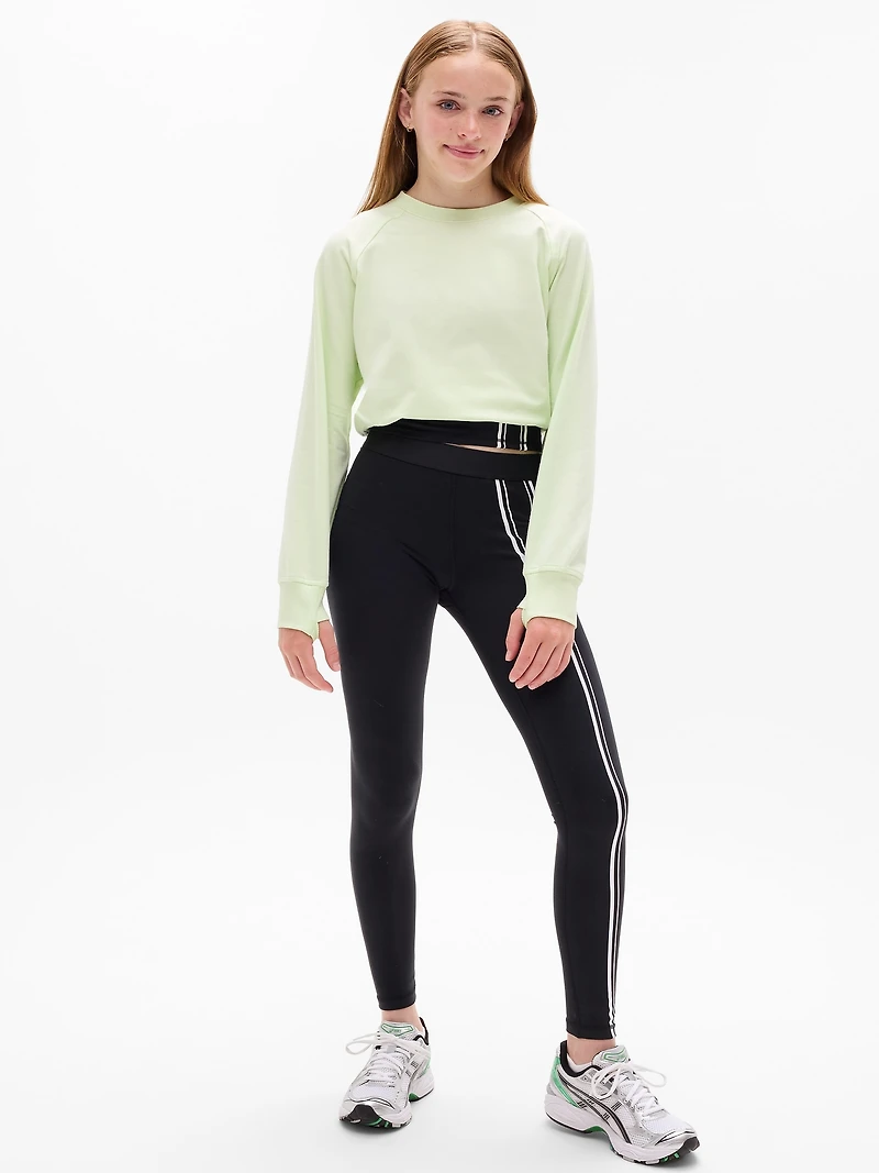 Athleta Girl High Rise Chit Chat Graphic Legging
