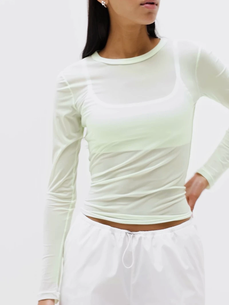 Sheer Mesh Top