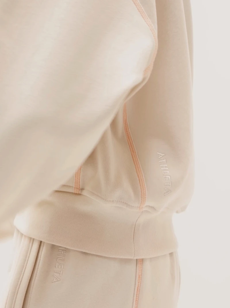 Forever Fleece 1/2 Zip High Hip Sweatshirt