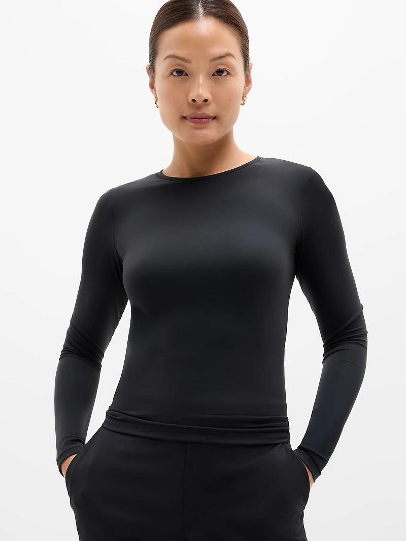 BodyMove Crew Neck Long Sleeve Top
