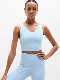 Transcend V-Neck Crop Sports Bra D-DD