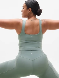 Transcend Square Neck Crop Sports Bra D-DD