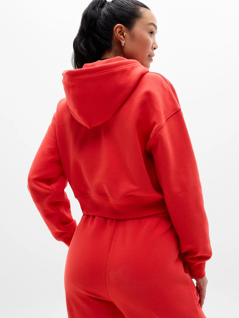 Forever Fleece Crop Full Zip