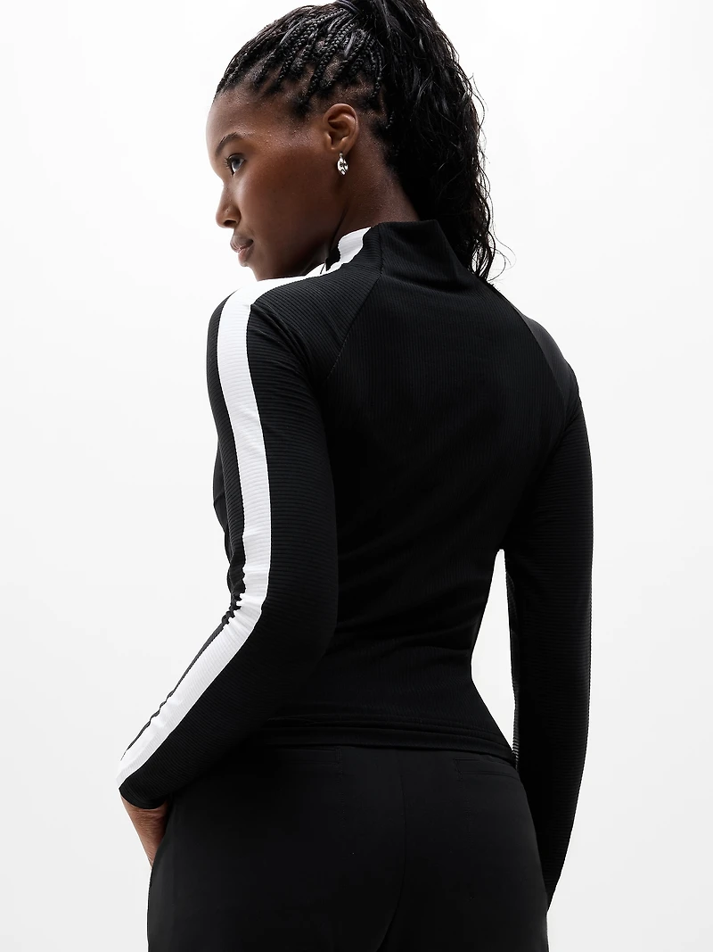 Renew Seamless Mock Neck Top