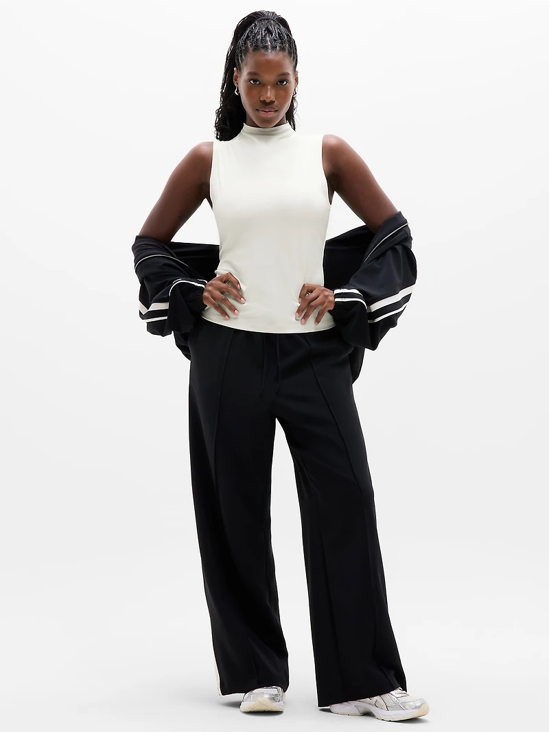 Signature Rib Mock Neck Tank