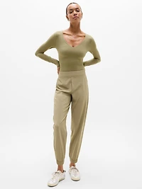 BodyMove Plunge Long Sleeve Bodysuit