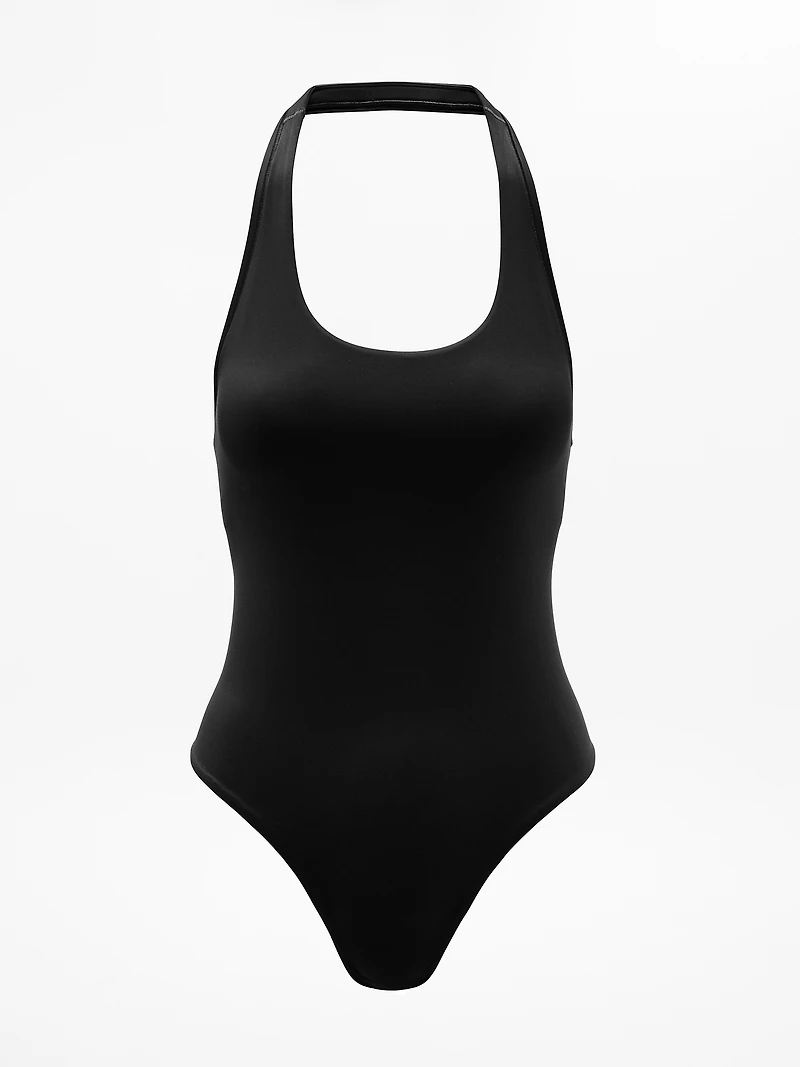 BodyMove Halter Bodysuit