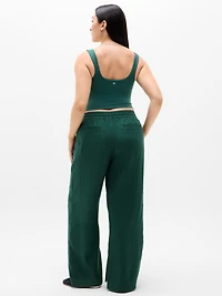 Retreat Linen High Rise Wide Leg Pant