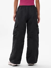 Athleta Girl Woven Cargo Wide Leg Pant