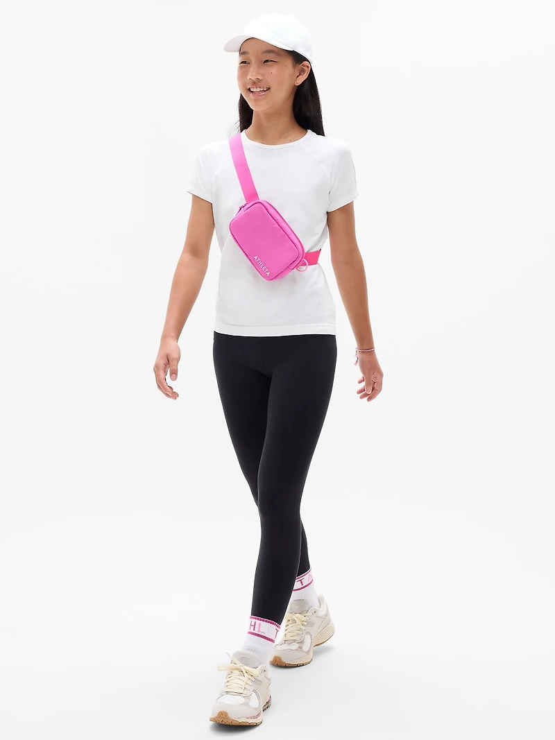Athleta Girl Power Up Seamless Regular Length Tee