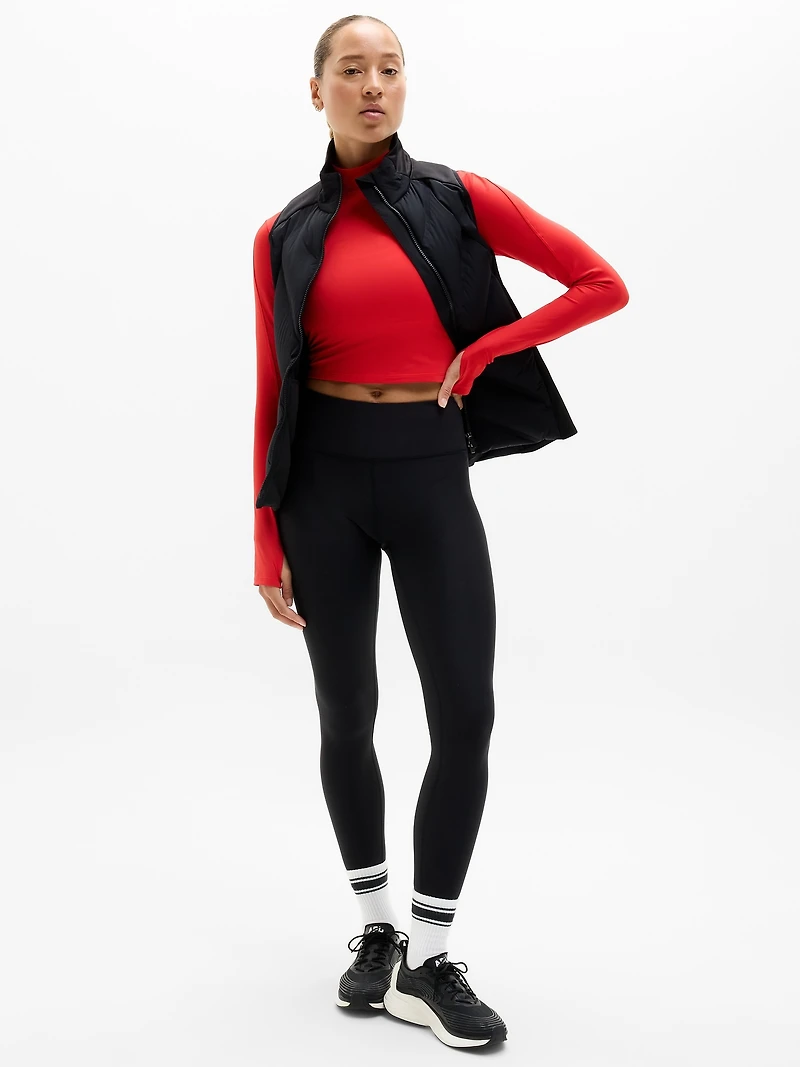 Summit Mesh Crop Top