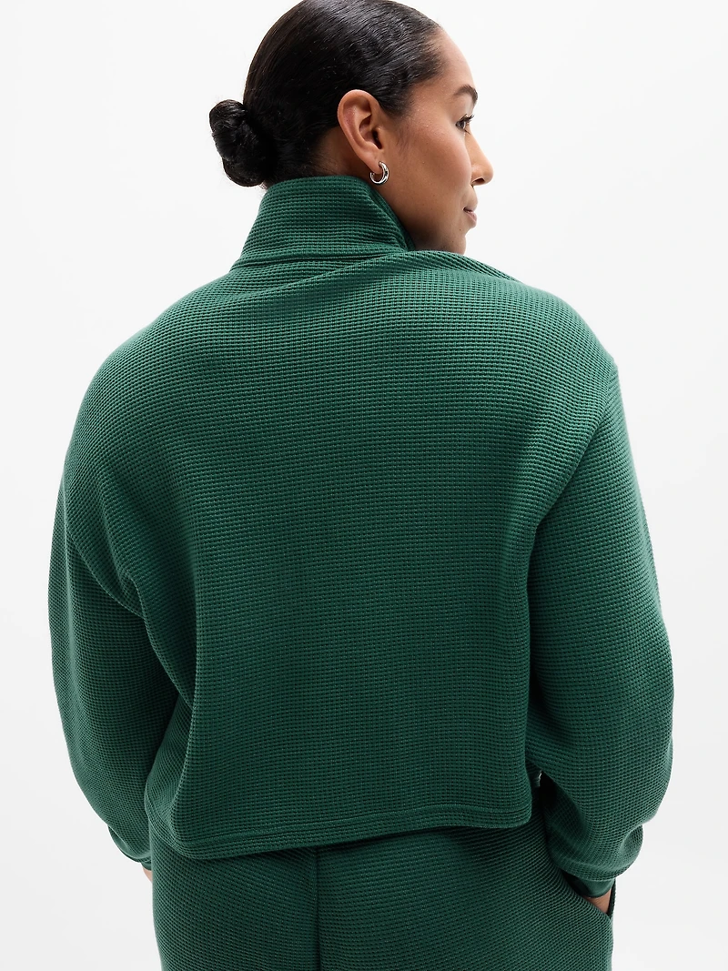 Tranquil Waffle 1/2 Zip Sweatshirt