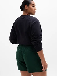 Retreat Linen Mid Rise 4" Short