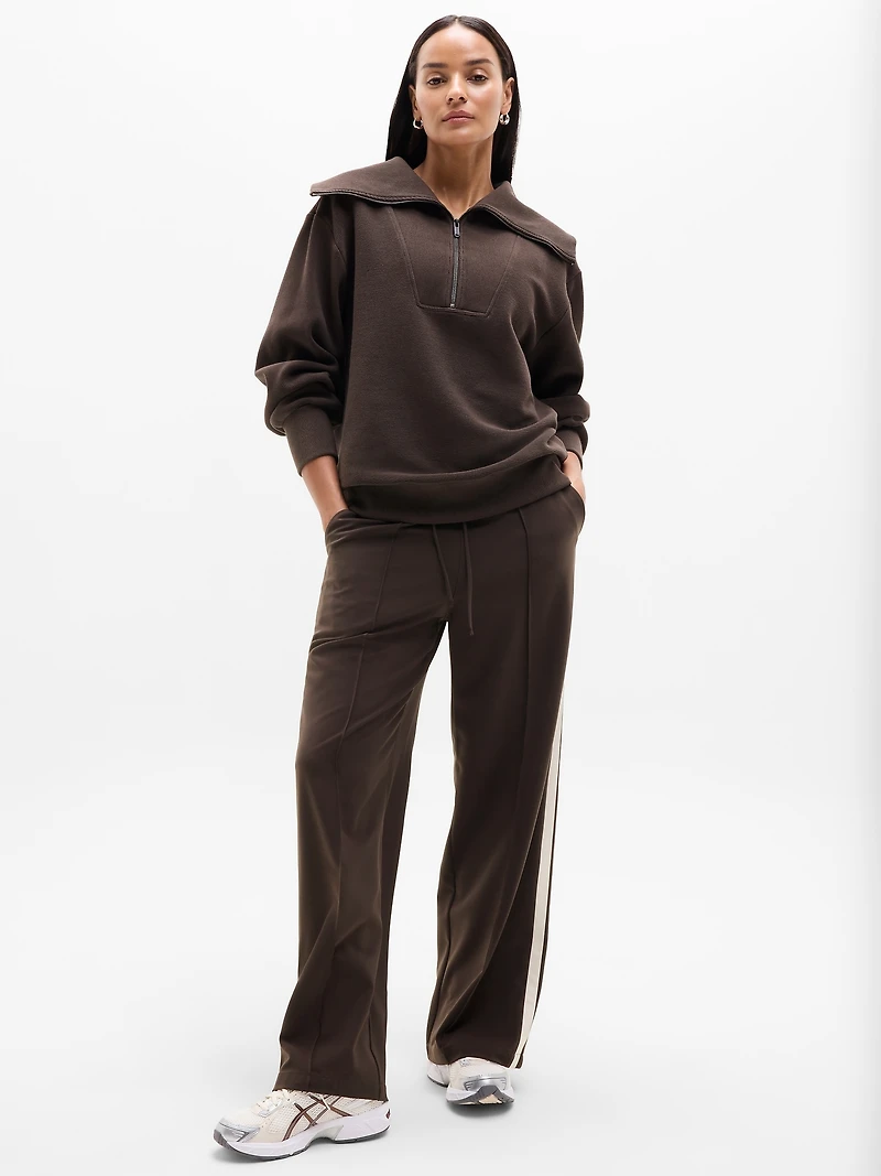 Ottoman Rib 1/4 Zip Sweatshirt