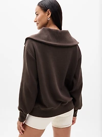Ottoman Rib 1/4 Zip Sweatshirt