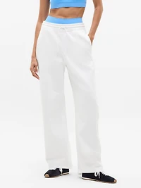 Forever Fleece Mid Rise Barrel Pant
