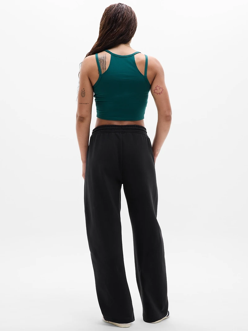 Forever Fleece Mid Rise Barrel Pant