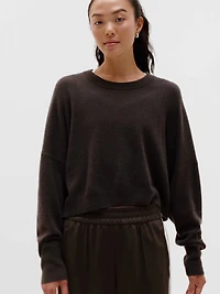 Luxe Wool Cashmere Crew Sweater