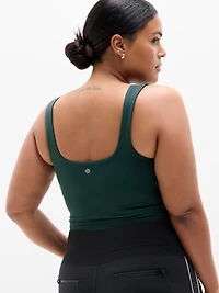 Transcend Square Neck Crop Sports Bra D-DD