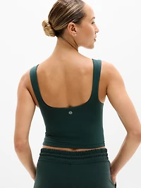 Transcend Square Neck Crop Sports Bra D-DD