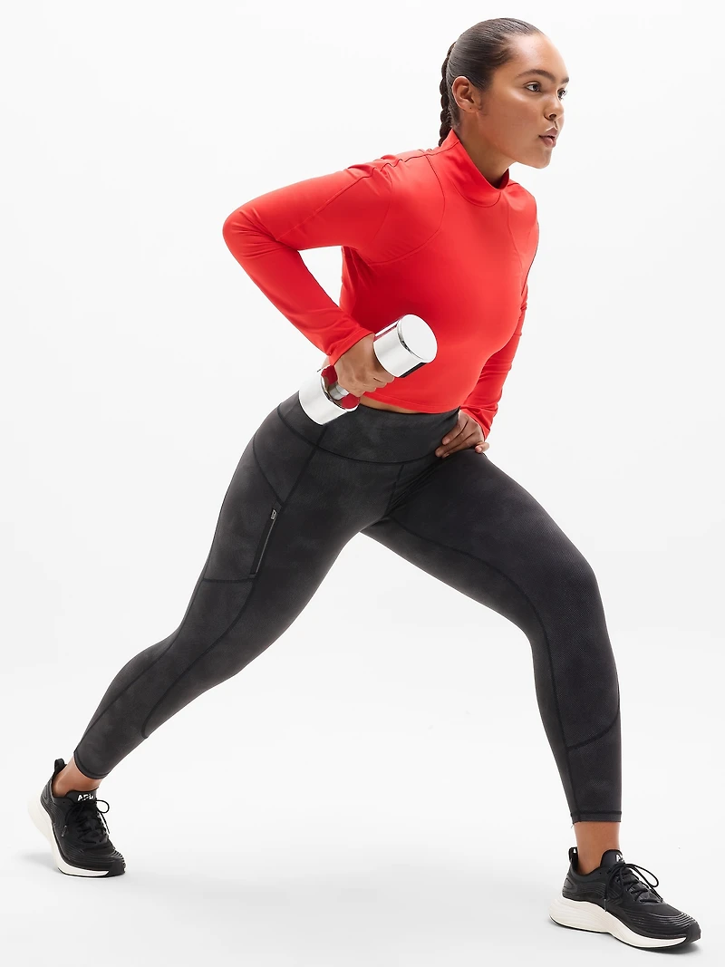 Summit Mesh Crop Top