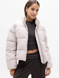 Halo Flannel Puffer Jacket