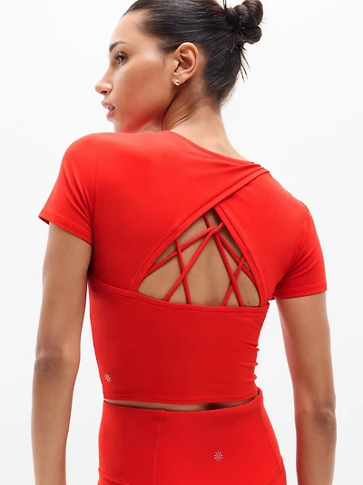 Transcend Open Back Tee