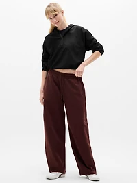 Forever Fleece Mid Rise Barrel Pant